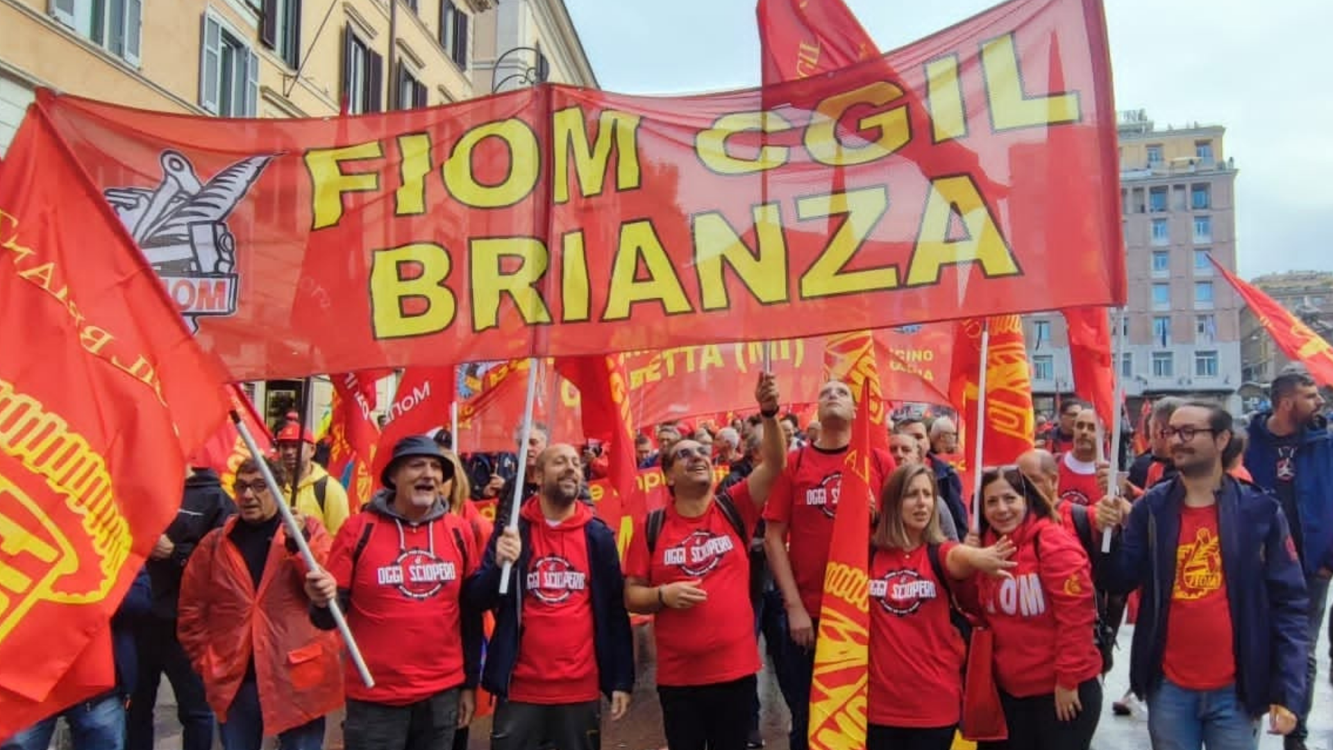 Manifestazione e sciopero Fiom